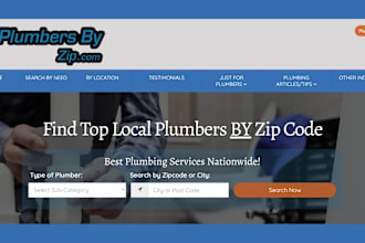 design responsive business directory website