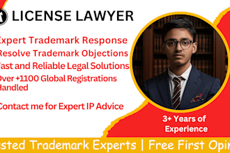 respond to trademark and patent office action and objections
