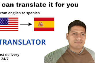 do a perfect translation from english to spanish