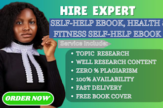 be your self help ebook writing, health and fitness, kdp ebook, business book