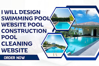 create responsive swimming pool website pool construction pool cleaning website