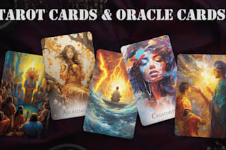 create custom tarot and oracle cards for you