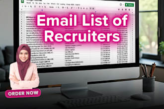 build a list of recruiter email addresses