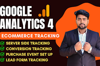 setup server side ecommerce tracking via google analytics 4