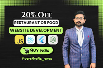 build your restaurant website, food website