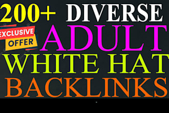 do 200 high authority da DR SEO dofollow backlinks