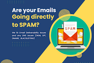 fix email deliverability  spf, dkim, dmarc, mta sts, mx, bimi, vmc