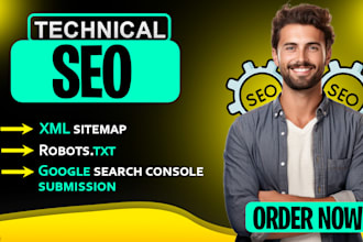 create optimize XML sitemap and robots txt for website SEO