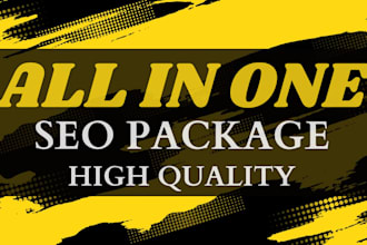 provide high quality all in one SEO package for your website