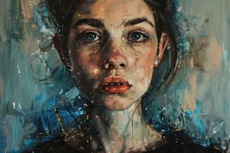 draw digital oil paintings based on your photos