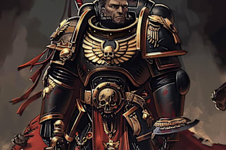 draw warhammer, warhammer painting, miniature painting, 40k