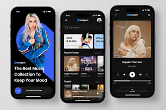 develop music streaming app music app video streaming app live streaming app