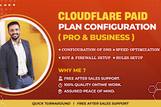 setup cloudflare pro and business paid accounts speed dns mx