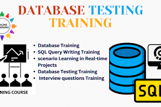 teach you sql query and database testing