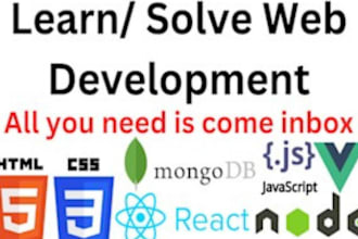 teach you html, css, nodejs, api, mongodb, vuejs, sql