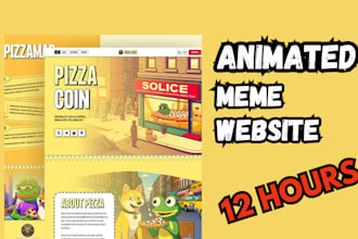 design crypto website, memecoin website, memecoin landing page, crypto logo