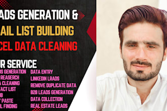 do target b2b leads generation, email list building and find email