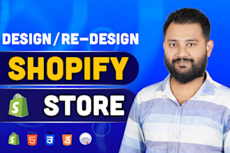 design, redesign shopify store, shopify dropshipping store