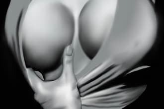 draw amazing digital semi realistic  and nsfw