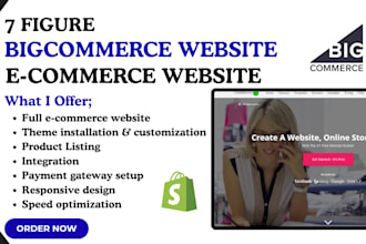 design, customize bigcommerce website and fix bugs in bigcommerce and shopify