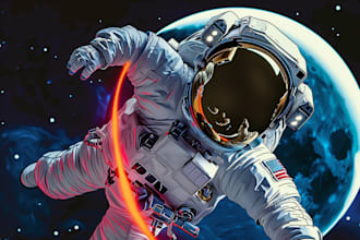 make a cool astronaut for you