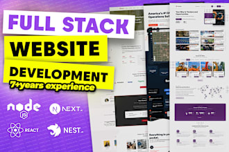 be full stack web developer mern stack developer for web app development