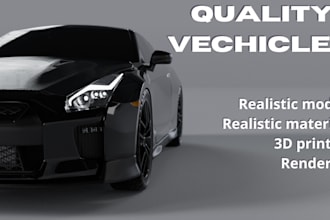 create 3d car model