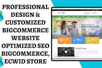 design bigcommerce website design ecwid store optimize SEO for bigcommerce store