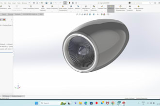make solidworks 3d cad design for you
