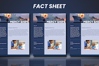 design infograph , fact sheet , photobook design