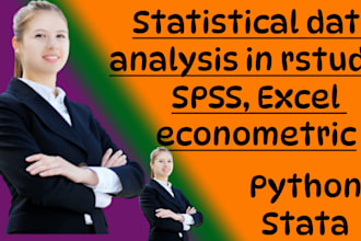 do statistical data analysis in r, stata, python, spss, SAS