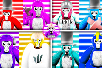 make an amazing gorilla tag profile photo for you
