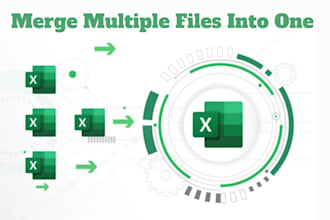 merge multiple CSV or excel files into one file
