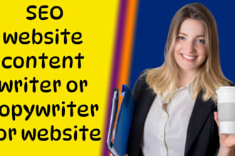 be a website content writer, SEO website content, website copywriting