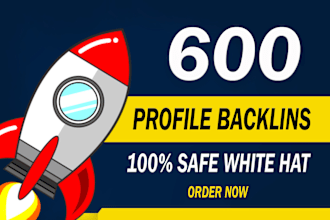 create profile backlinks high da DR SEO link building