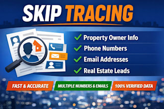 do real estate bulk skip tracing