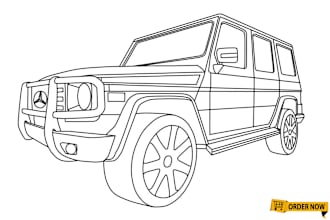 do line art, coloring book, diagram and outline from any image