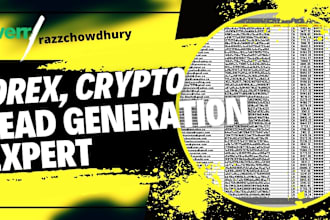 provide HQ forex, crypto and business lead of any country