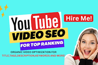 do youtube seo for rapid ranking to boost