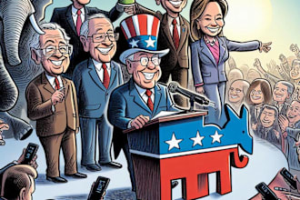 do your editorial or political cartoon idea