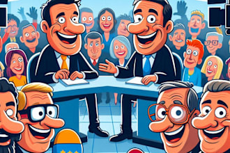 draw political and editorial cartoons