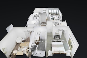create matterport walkthrough from 2d floorplan