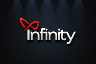 do custom, modern, minimalist, 3d logo for your brand, company or business
