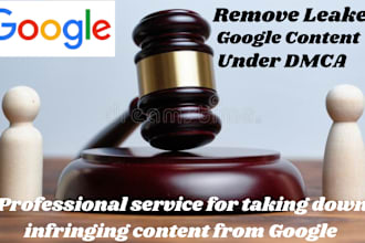 remove infringing content from google search and website under dmca
