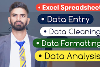 accurately enter, clean and format data in excel spreadsheet