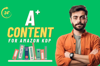 design amazing a plus content for amazon kdp, a plus content, kdp a plus content