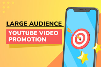 do large audience youtube video promotion