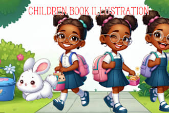 illustrate children story book illustration, book illustration, illustration