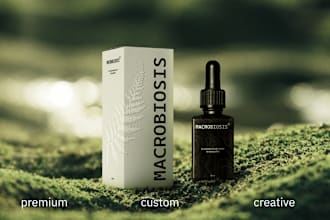 design minimal cosmetics packaging and label design