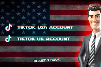 create USA tiktok account